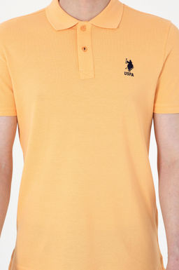 Erkek Slim Fit Polo Yaka Turuncu Basic Ti__rt Sepette S_rpriz _ndirim - U.s. polo assn фото 6