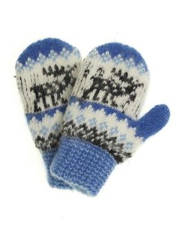 Варежки детские "Лось" 0404-2