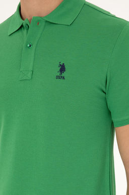 U. S. Polo Assn / Мужская зеленая базовая футболка - U.s. polo assn фото 14