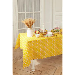 Скатерть Доляна Паутина 145х1453см,100%пэ, рогожка 130 гр/м  фото 6