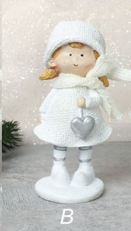 Фигурка Девочка 13 см Новый год / W254-1-В /уп 72/732530