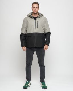 Куртка-анорак спортивная мужская бежевого цвета 3307B - Wonderrman фото 2