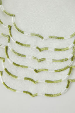 Trendyolmilla Home 6l? Kenar? Nak?sl? Kokteyl Pecetesi/Bardak Altl?g? TPHSS25RUN00009  фото 3