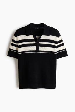 Polo en punto pointelle Regular Fit