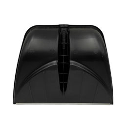 Лопата снеговая "Профи" п/эт. черная, с алюм.накл., без черенка, 555х410мм