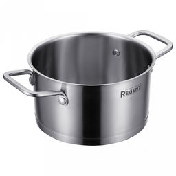 Кастрюля из нержавеющей стали Linea PALERMO 3,4л, д20см, h11см, s0,6мм, дно s15мм, трехслойное капсулированное дно, стеклянная крышка-дуршлаг с силиконовым ободком, два режима слива воды, ручка из нержавеющей стали, цветная коробка, Regent (Китай - Домашняя мода фото 3