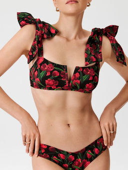 Infinity / Бюстгальтер купальный жен.Bralette Lefty красный принт - Infinity Lingerie фото 6