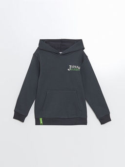 Kap??onlu Erkek ?ocuk Kal?n Sweatshirt