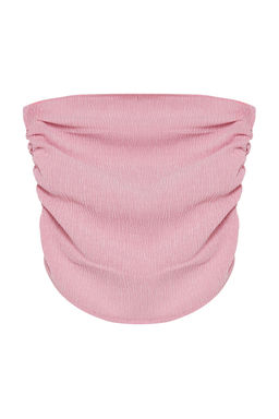 Premium Pembe Straplez Buzgulu Esnek Orme Bluz TWOSS24BZ00216