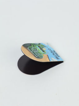 Цена за 2 шт. Закладки магнитные для книг, 6 шт "Юному защитнику"