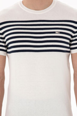 Erkek Slim Fit Bisiklet Yaka Beyaz Triko Ti__rt Sepette S_rpriz _ndirim - U.s. polo assn фото 6