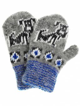 Варежки детские "Собака" 0407-1