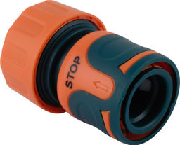 Цена за 2 шт. Коннектор IN GREEN GARDEN быстросъемный с аквастопом для шланга 3/4 SOFTEL GG556012055