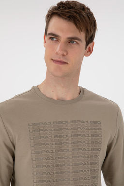 Мужской свитшот светло-хаки Неожиданная скидка в корзине