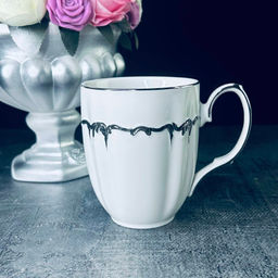 666-400 Кружка 450 мл ARGENTO в под.уп.(х24)Фарфор - Lenardi фото 3