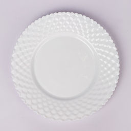 Тарелка обеденная круглая 25 см WHITE стеклокер. арт. PO-250P (116818)