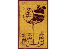 1с105.413ж1 Соты и пчелка (коралл3) Полотенце махровое 50х30 см - Текс-дизайн фото 19