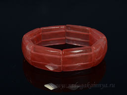 Браслет граненый 18*28мм из халцедона