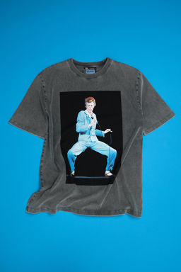 VINTAGE DAVID BOWIE T-SHIRT - Zara фото 8