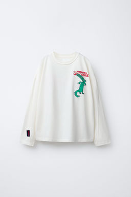 THE ENORMOUS CROCODILE ROALD DAHL  PRINT T-SHIRT