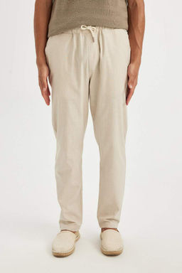 Хлопковые брюки скинни Jogger - Defacto фото 4