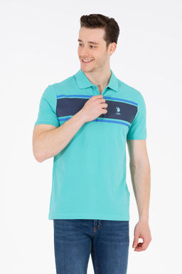 U. S. Polo Assn Мужская мятная футболка-поло - U.s. polo assn фото 2