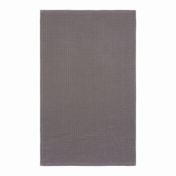 Набор кухонных полотенец Доляна, цвет тёмно-серый, 35х60см-2шт, 100% хл, вафля, 220 гр/м2  фото 2