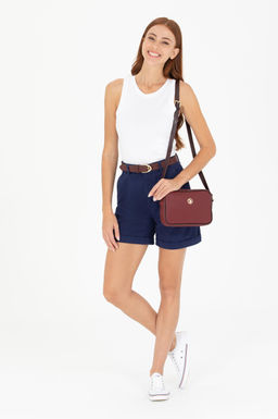 Kad_n Beyaz Bisiklet Yaka Kolsuz Ti__rt