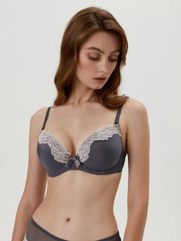 CONTE Бюстгальтер FLEUR TB1051 графит - Conte elegant фото 2