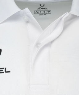 Поло JOGEL CAMP 2 Poly Polo, белый  фото 5