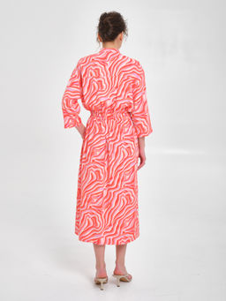 Платье из вискозы с принтом