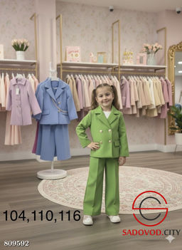 костюм для девочки (пиджак и брюки) - Bruno фото 14