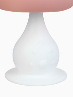 Прорезыватель для зубов с погремушкой 3 в 1 «Зайка», пищевой силикон, розовый