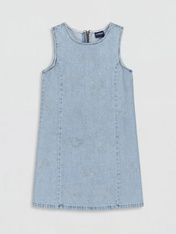 Ta?l? K?z ?ocuk Jean Elbise
