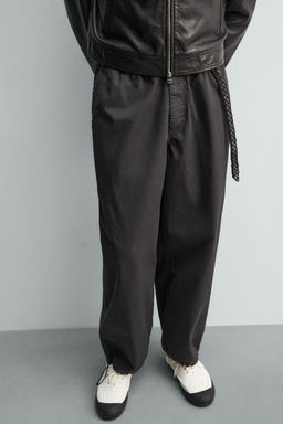 PANTAL?N RELAXED FIT ALGOD?N AARON LEVINE X ZARA / Negro  фото 5