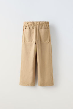 BUYUK CEPLI DOKUMLU PANTOLON - Zara фото 2