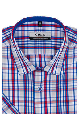 Сорочка мужская короткий рукав GREG 265/209/1924/Z/1  фото 2