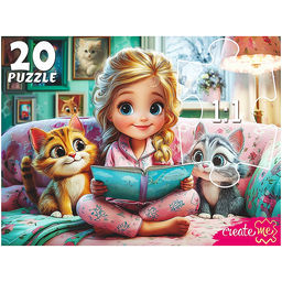 Макси-пазлы 20 "Вечерние сказки"