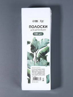 Цена за 2 шт. Полоски для депиляции, 20×7 см, 100 шт., белые