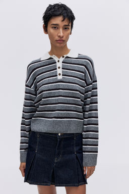 Falda denim tableada - H&m фото 2