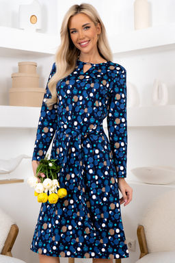 Платье Open Style 6741 синий