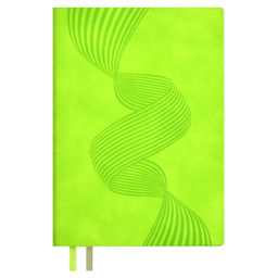 Ежедневник недатированный ESCALADA, А6+, 160 л., арт. 67281/ 20 БЕЙБИСКИН САЛАТОВЫЙ (кожзам: 126х1