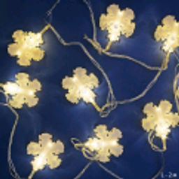 Гирлянда светодиодная 2 м 10 LED Снежинки прищепки / GT602 /уп 100/АКЦИЯ - Галеонтрейд фото 2