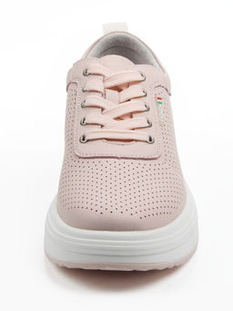 03-YH324-4 PINK Полуботинки летние женские (натуральная кожа)