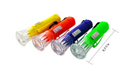 Цена за 5 шт. Фонарь светодиодный 6,5см, 3 батарейки AG13 в комплекте (W-669/RKJ-7963)