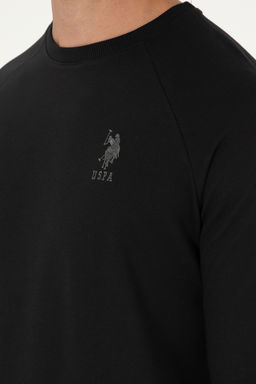 Мужской черный базовый свитшот Неожиданная скидка в корзине - U.s. polo assn фото 19