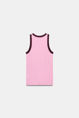 TOP HALTER PUNTO / Rosa medio - Zara фото 6