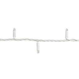 ULD-F90PRO S5M-050/TWK WH Гирлянда светодиодная, 5м, без вилки. С эффектом мерцания. Соединяемая. 50 светодиодов. Белый свет (6000K). IP67. Провод белый. ТМ Uniel