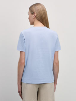 Футболка прямого кроя с принтом / Zarina  фото 5