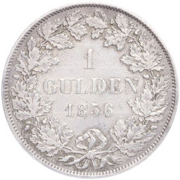 1 гульден 1856 года Баден